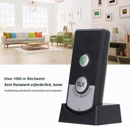 Drahtlose Intercom-Einheit, 2-Wege-Sprach-Intercom-Super-Long-Range-Wireless-Intercomunicador-wasser