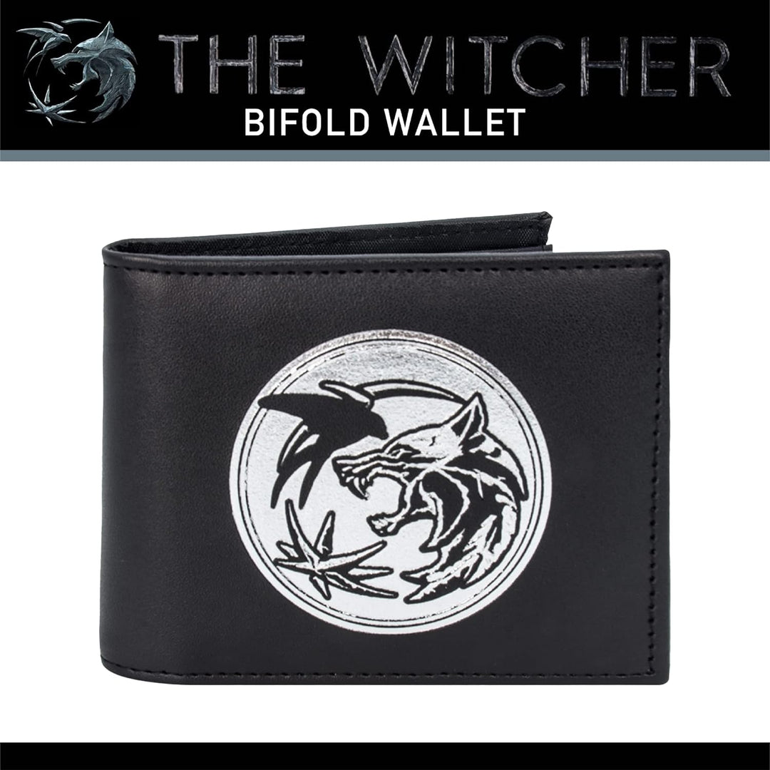 Concept One Netflix The Witcher Bifold Reisebrieftasche, Schwarz