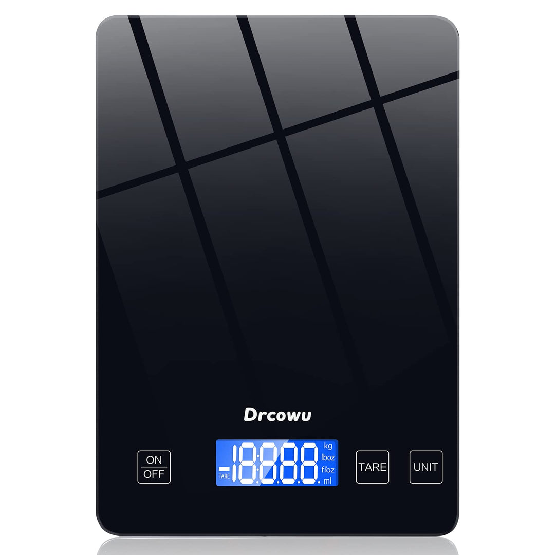 Küchenwaage Digitale, 15kg Professionelle Waage Küchenwaage, Wasserdicht küchenwaagen mit LCD-Displa
