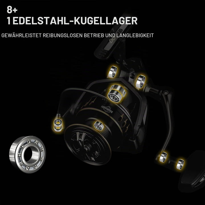 SeaKnight Spinnrolle 8+1BB Ultraleichte Angelrolle Karpfen 4.9: 1 5.2: 1 Frisches Wasser Max Drag 29