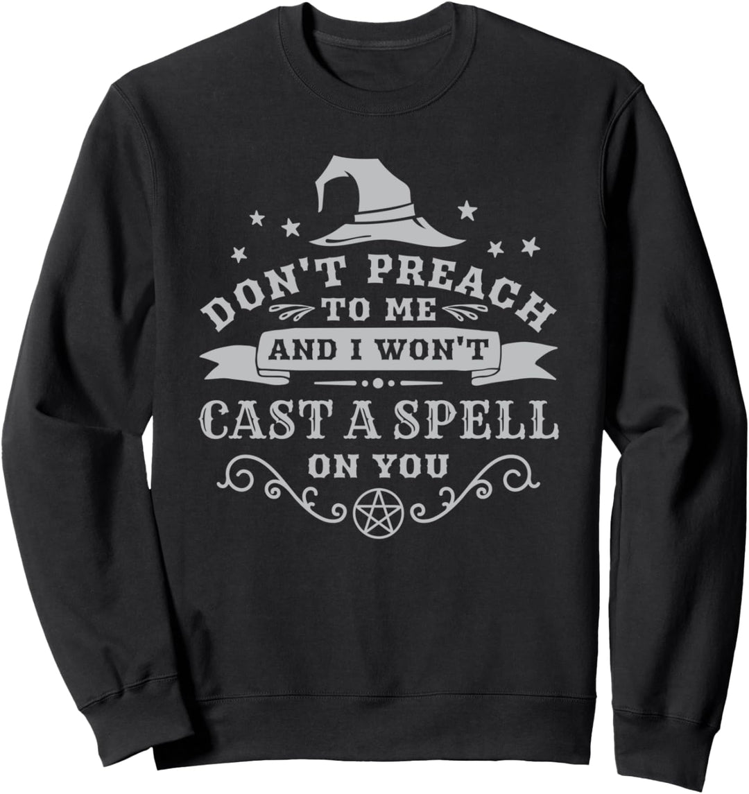 Halloween-Hexe Wicca Hexerei heidnische Wiccan Frauen Sweatshirt