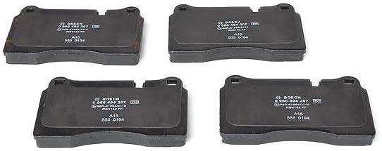 Bosch BP1143 Bremsbeläge - Vorderachse - ECE-R90 Zertifizierung - vier Bremsbeläge pro Set