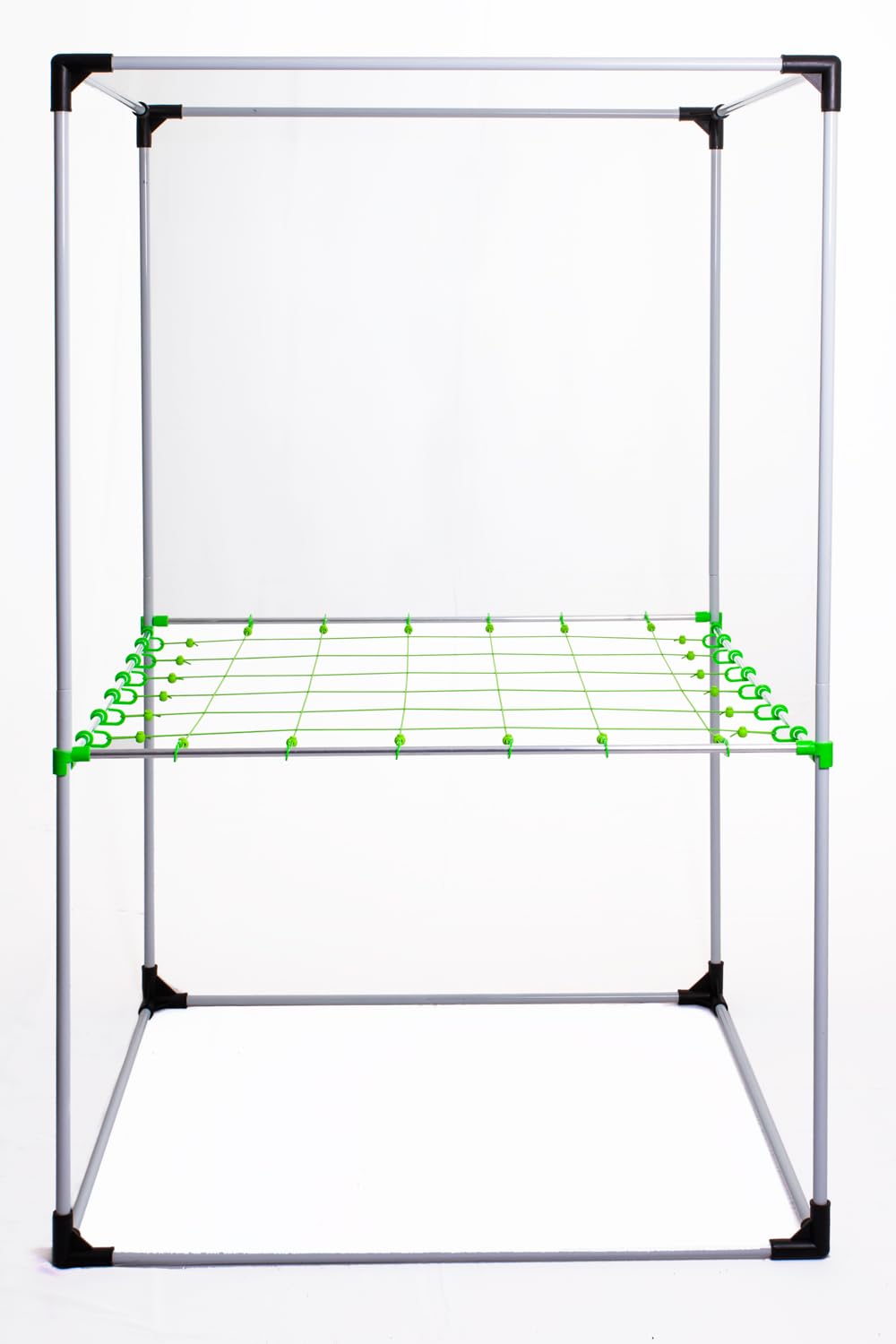Scrog Netz 120×120 cm Basic | Für Ø 16 mm Zeltstangen (6×6 Raster) | Flexibles Pflanzenstütznetz für