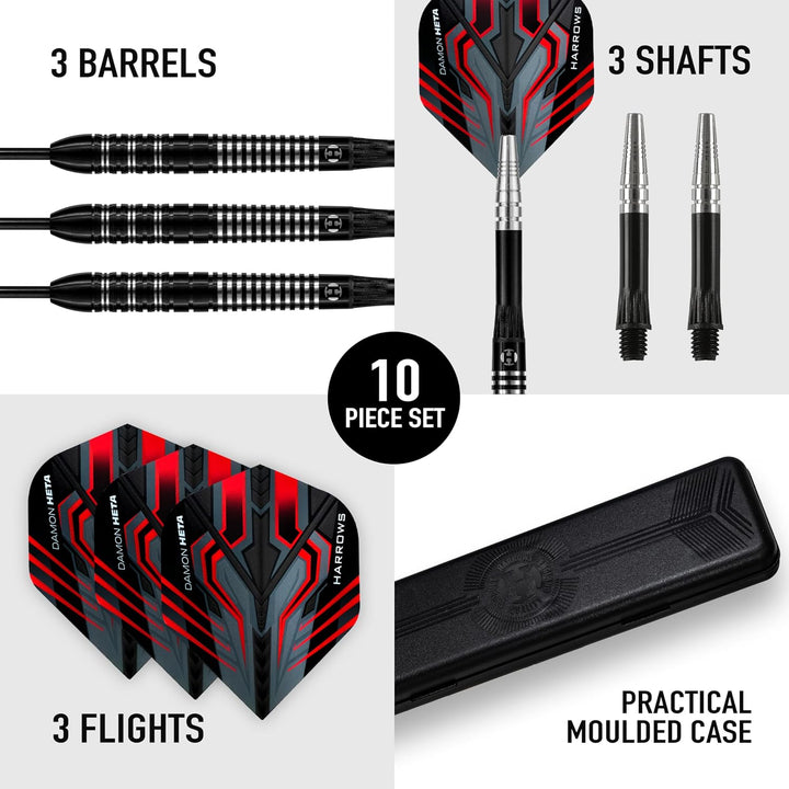 Harrows Darts Damon Heta 90% Tungsten Steeldarts 25g, 25g