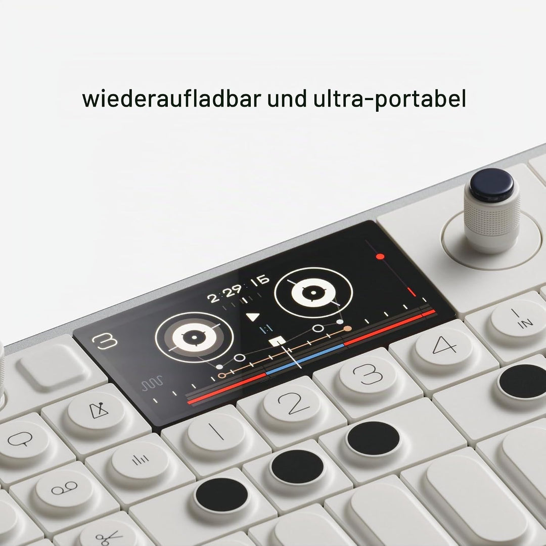 teenage engineering OP-1 Field Synthesizer, Sampler, Drumcomputer, mit integriertem Lautsprecher, Mi