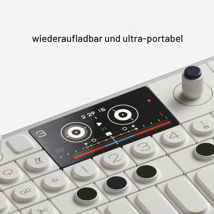 teenage engineering OP-1 Field Synthesizer, Sampler, Drumcomputer, mit integriertem Lautsprecher, Mi