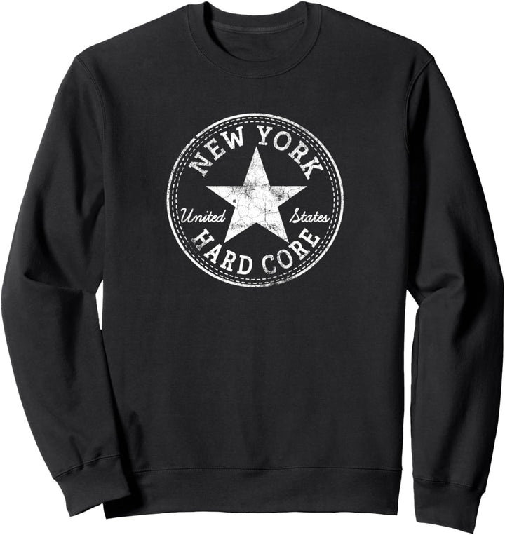 New York HARD CORE NYHC USA Vegan Straight Edge Street Wear Sweatshirt