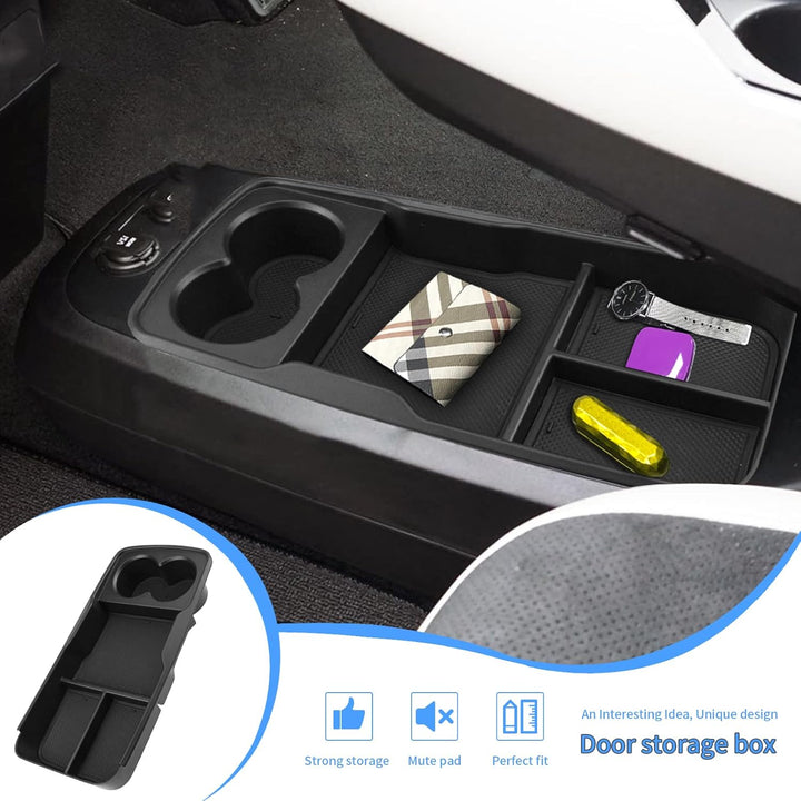 YEE PIN Aufbewahrungsbox Kompatibel mit Kia ev6 2022 2023 Mittelkonsole Organizer Tray für EV6 2023