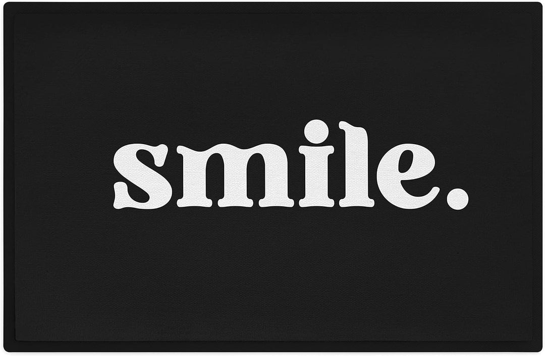 Trendation - Smile Fussmatte Aussen und Innenbereich 60x40 cm