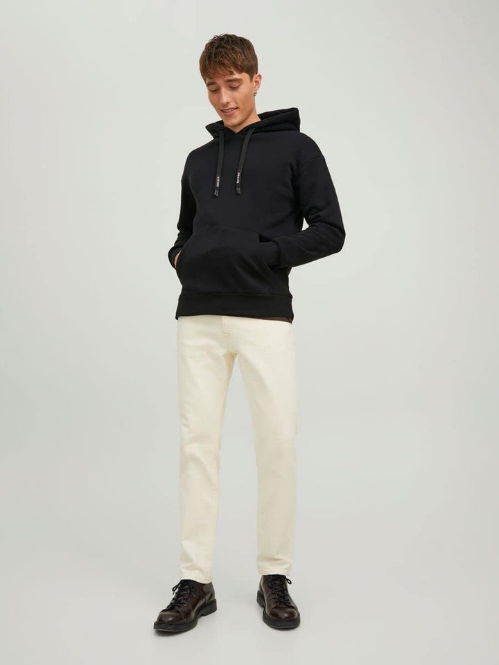 JACK & JONES Herren Jjeking Sweat Hood Kapuzenpullover L Schwarz, L Schwarz