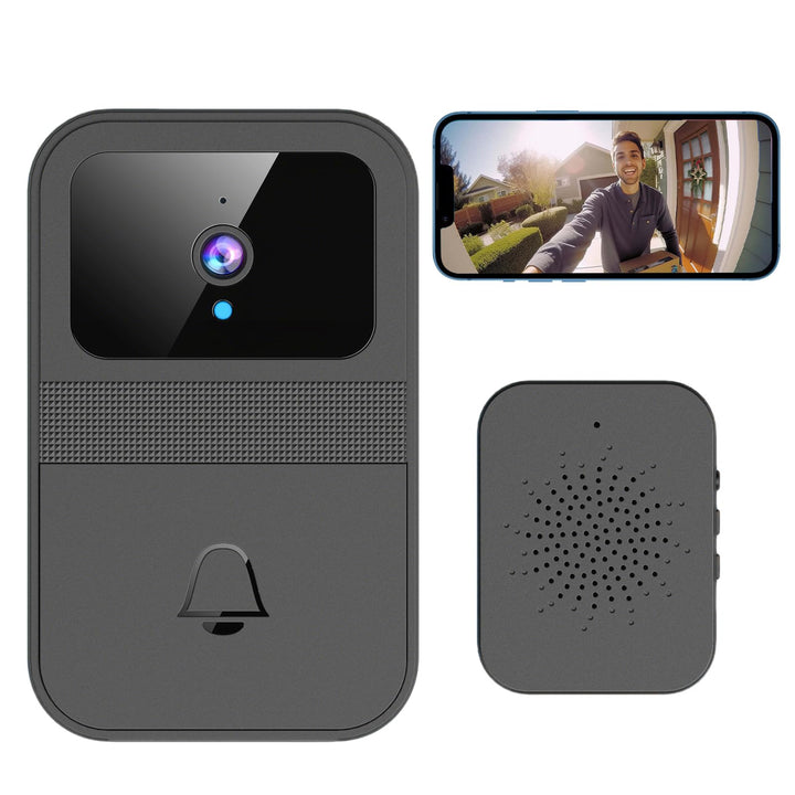 KEPEAK Türklingel mit Kamera, Video Türklingel mit Zwei-Wege-Audio, Nachtsicht, APP Fernzugriff, Akk