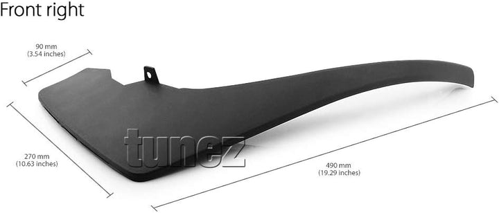 tunez MGNV01 OEM Schmutzfänger vorne hinten links rechts Schmutzfänger Spritzschutz Navara D40 dCi