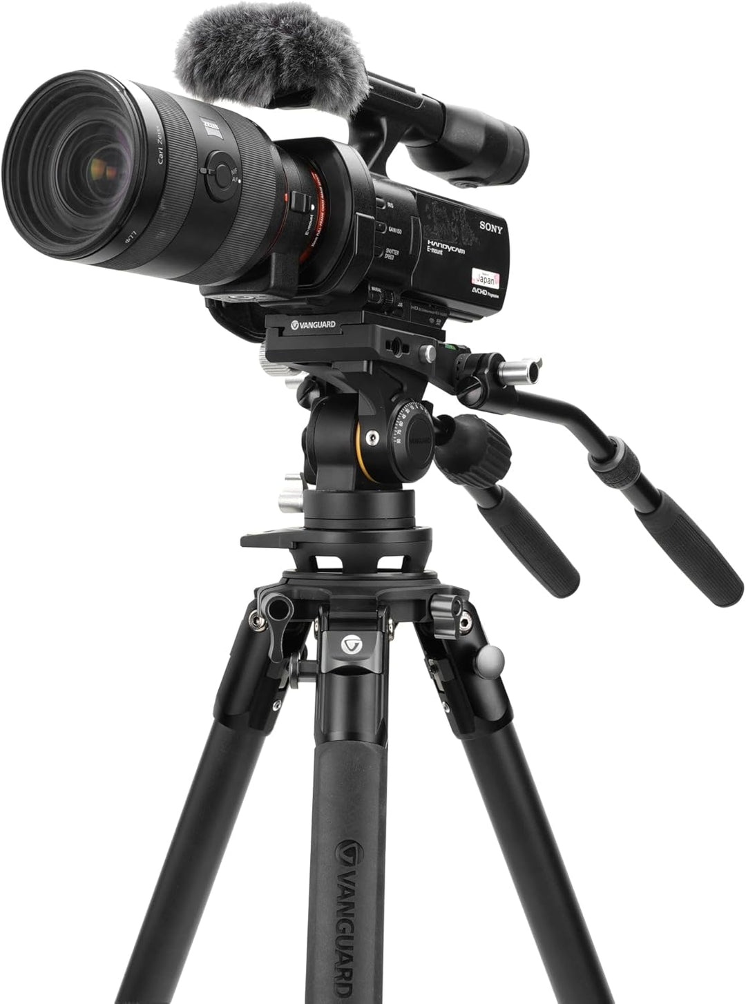 Vanguard Alta Pro 3VRL 303AV18 - Videostativ mit austauschbarem Nivellier-Kopf Aluminium Veo PV-18,