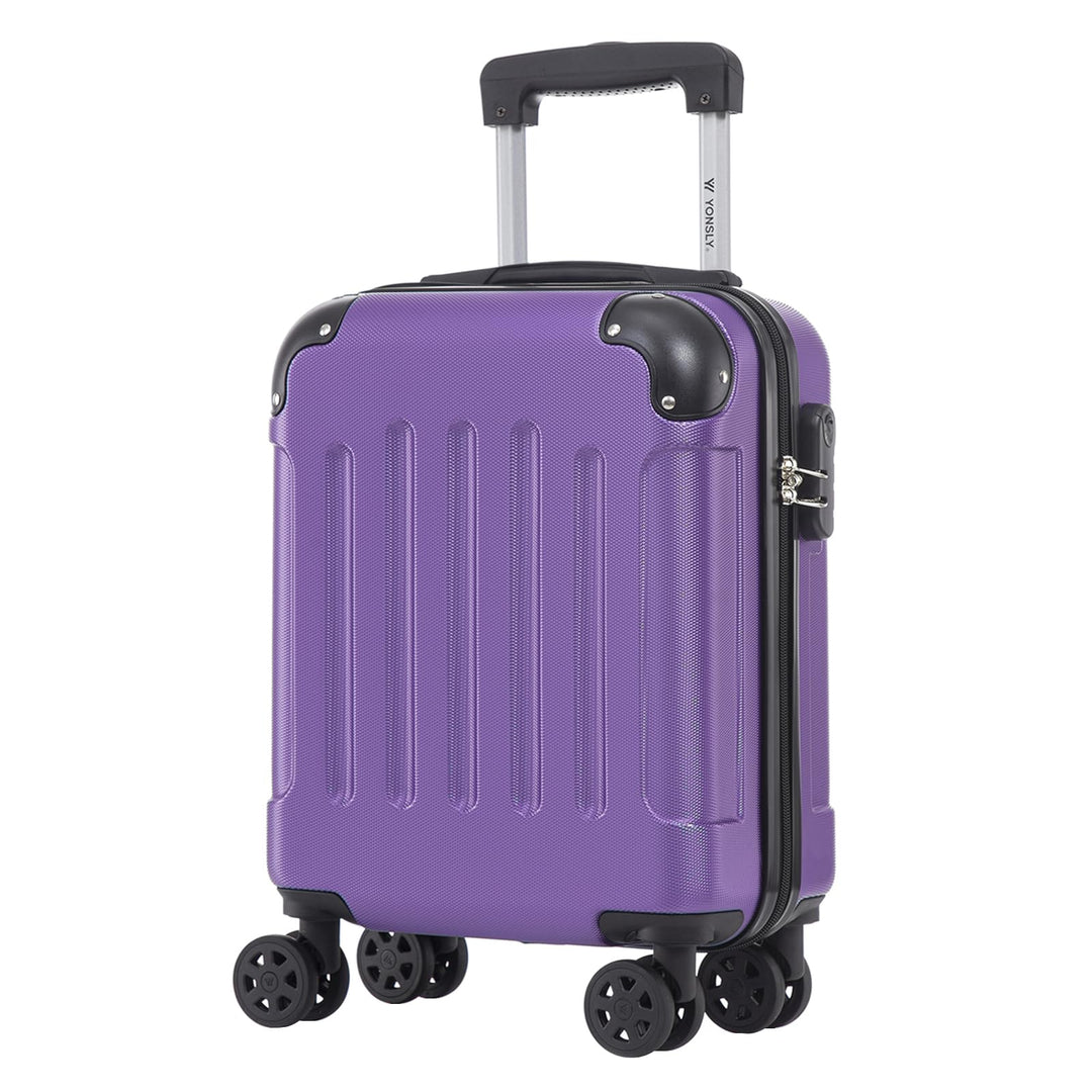 Trolley Koffer Suitcase, Reisekoffer, Rollkoffer Handgepäck, Hartschalenreisekoffer mit 4 Rollen 360