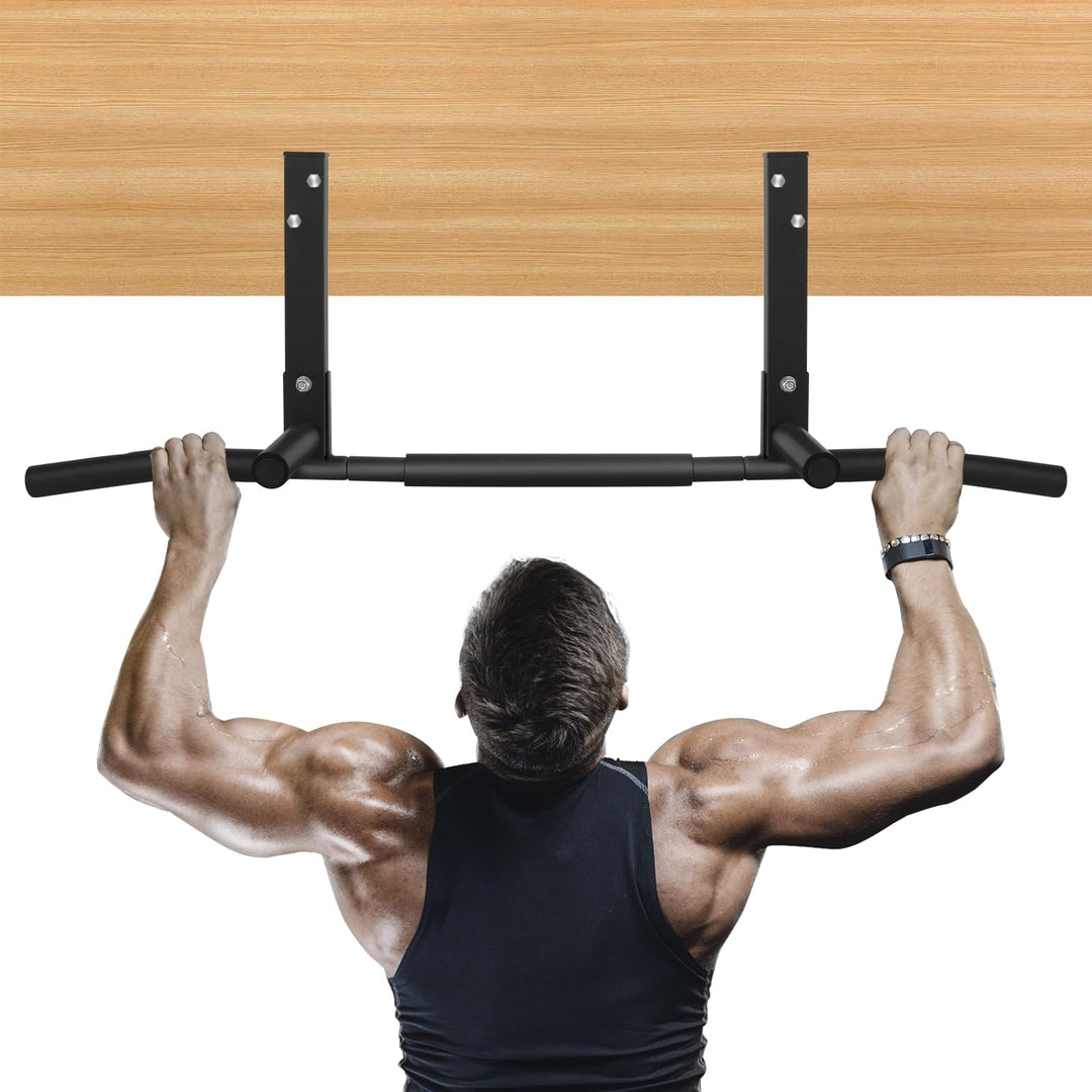 Klimmzugstangen Klimmzugstange Wandmontage Heimturnhalle Pull Up Bar, 3 Loch, Multifunktionale Edels