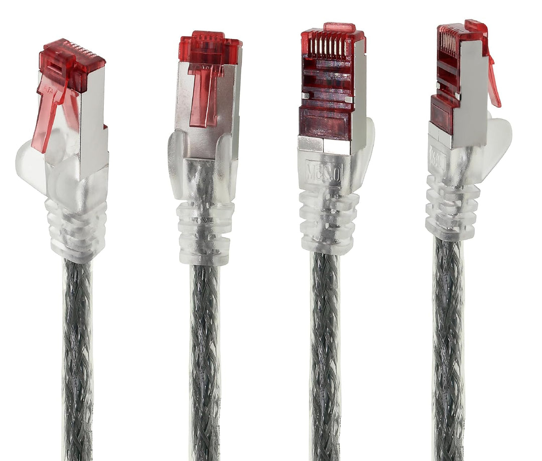 1aTTack.de - 1x 50m CAT6 Patchkabel S/FTP PIMF Schirmung CAT.6 RJ45 Netzwerkkabel Ethernetkabel DSL