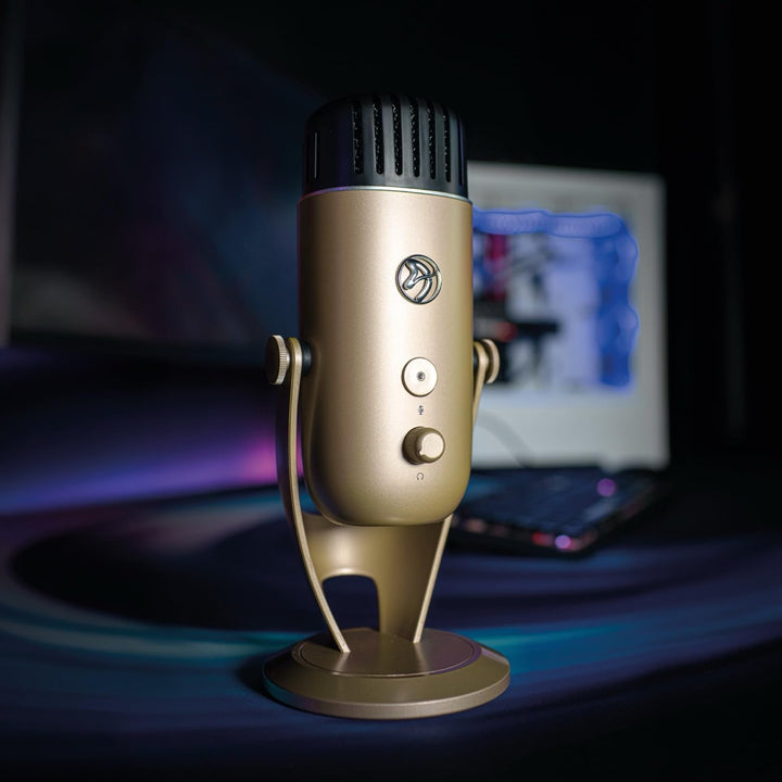 Arozzi Colonna Professional USB Condenser Microphone for PC, Mac, Gaming, Recording, Streaming, Podc