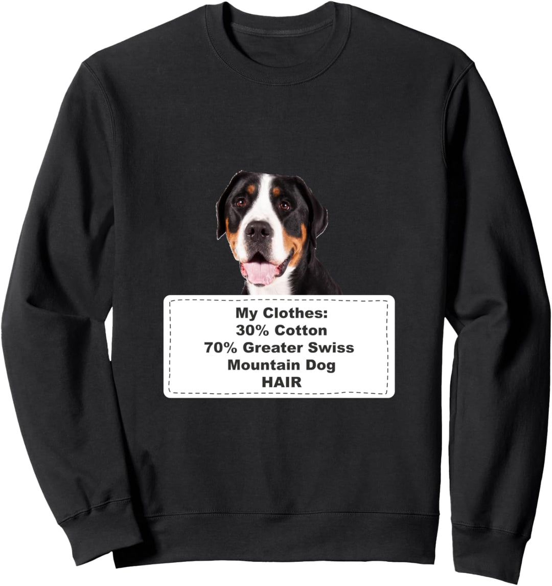 Funny Shedding Dog Greater Swiss Mountain Dog Sweatshirt