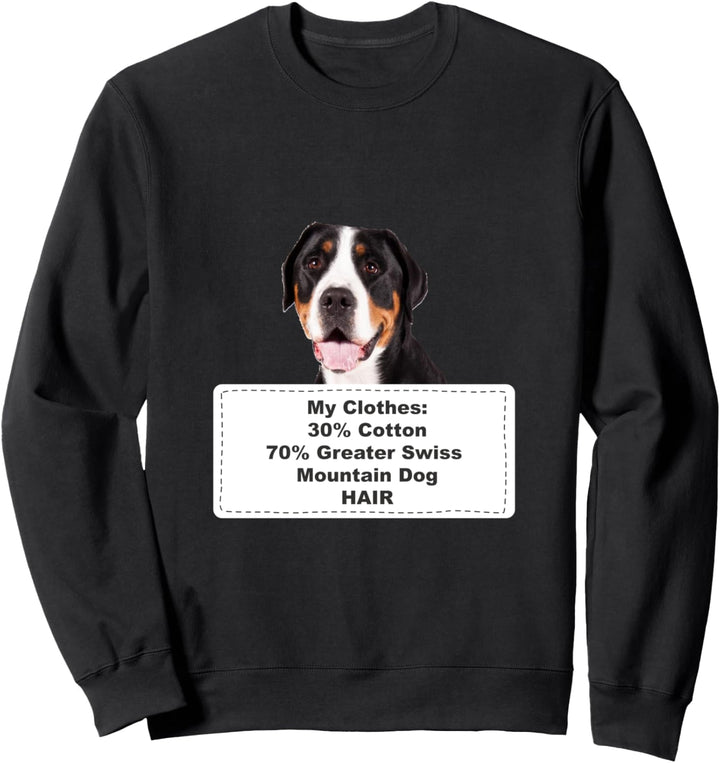 Funny Shedding Dog Greater Swiss Mountain Dog Sweatshirt