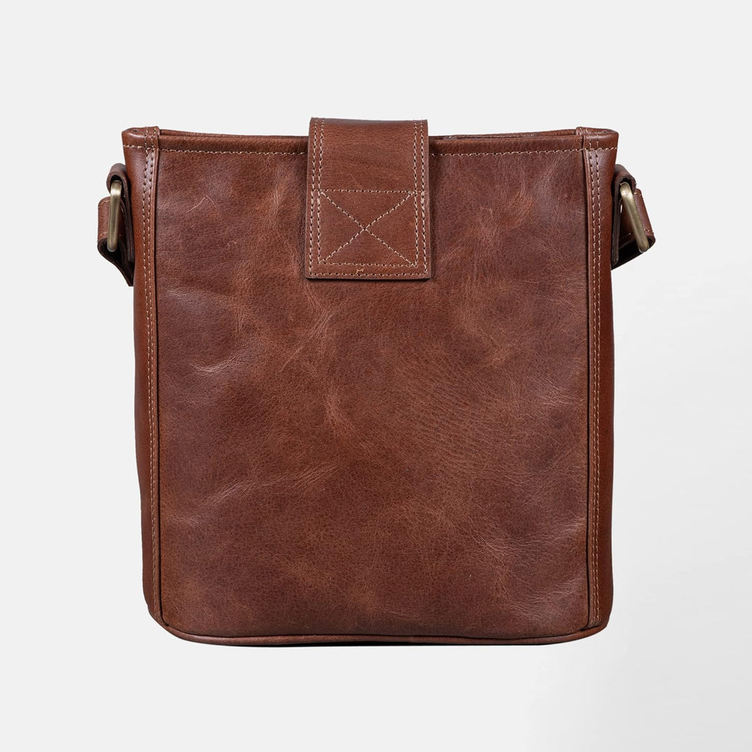 LEABAGS Leder Handtasche Damen I Premium Echtleder Umhängetasche I Damen Schultertasche I Damentasch