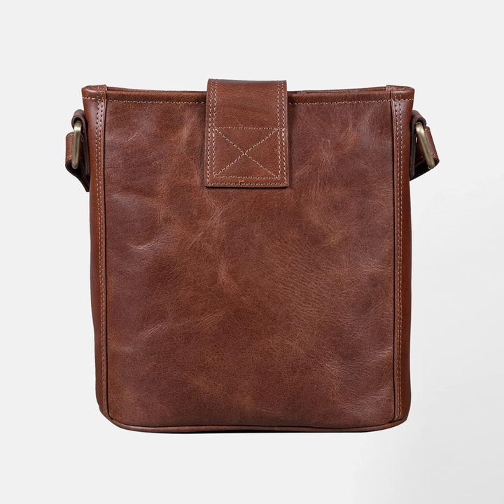 LEABAGS Leder Handtasche Damen I Premium Echtleder Umhängetasche I Damen Schultertasche I Damentasch