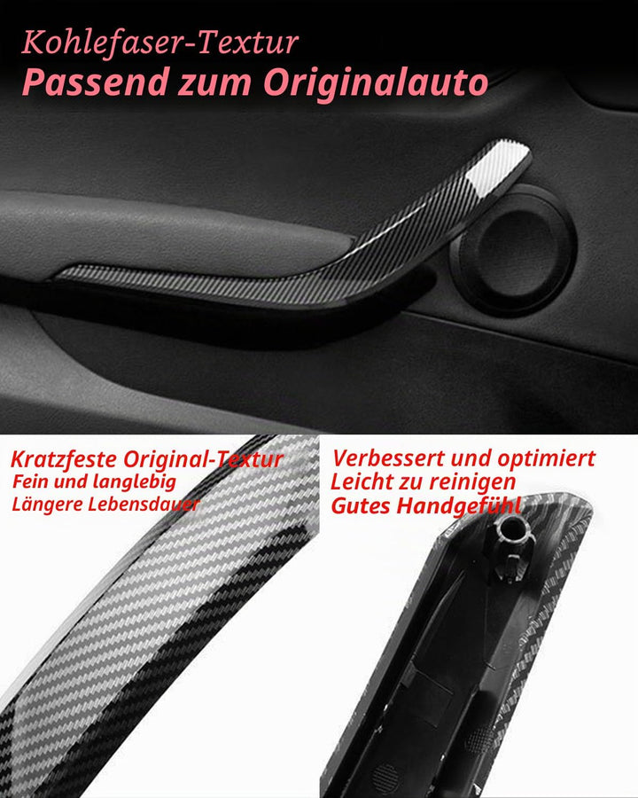 SHSBSCAR Für BMW X1 E84 2009–2015 Türgriffabdeckung, linke Seite + rechte Seite, Innentür-Haltegriff
