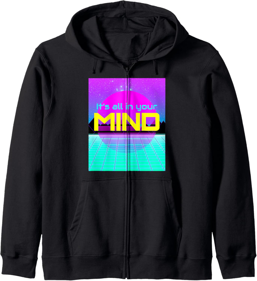 Vaporwave Aesthetics Synthwave 80s 90s Jahre Retro Vintage Kapuzenjacke