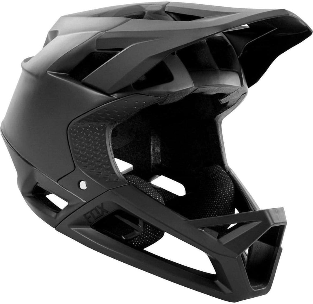 Fox Helm Proframe - Fullface-Helm - Vollvisirhelm - Downhillhelm - Endurohelm Schwarz XL, Schwarz XL