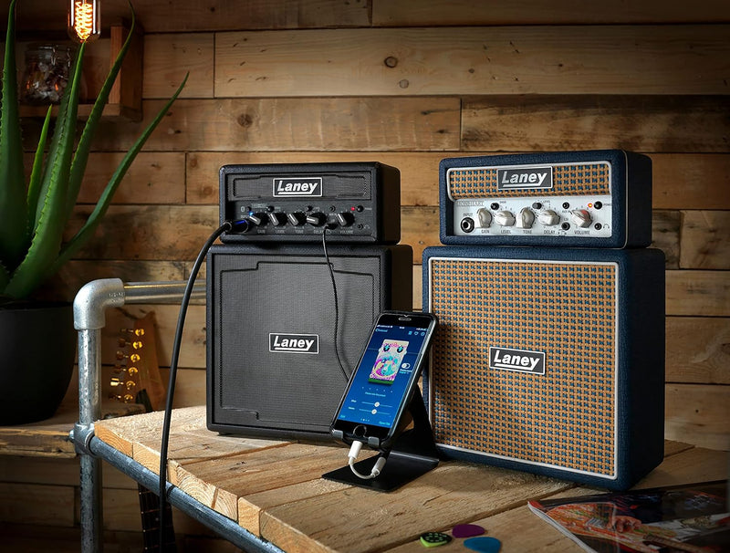 Laney MINISTACK Bluetooth- Batteriebetriebene Gitarren Amp mit Smartphone-Schnittstelle - Lionheart