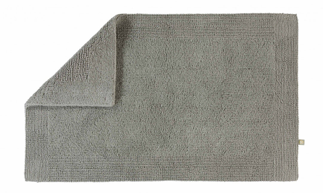 RHOMTUFT Prestige Badvorleger, 100% Baumwolle, 85 Kiesel, 60 x 60 cm, WC-Vorleger ohne Passform 60 x