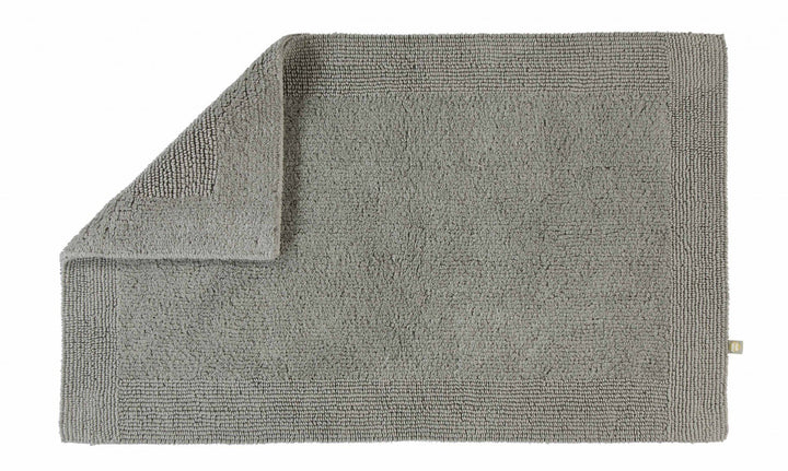 RHOMTUFT Prestige Badvorleger, 100% Baumwolle, 85 Kiesel, 60 x 60 cm, WC-Vorleger ohne Passform 60 x