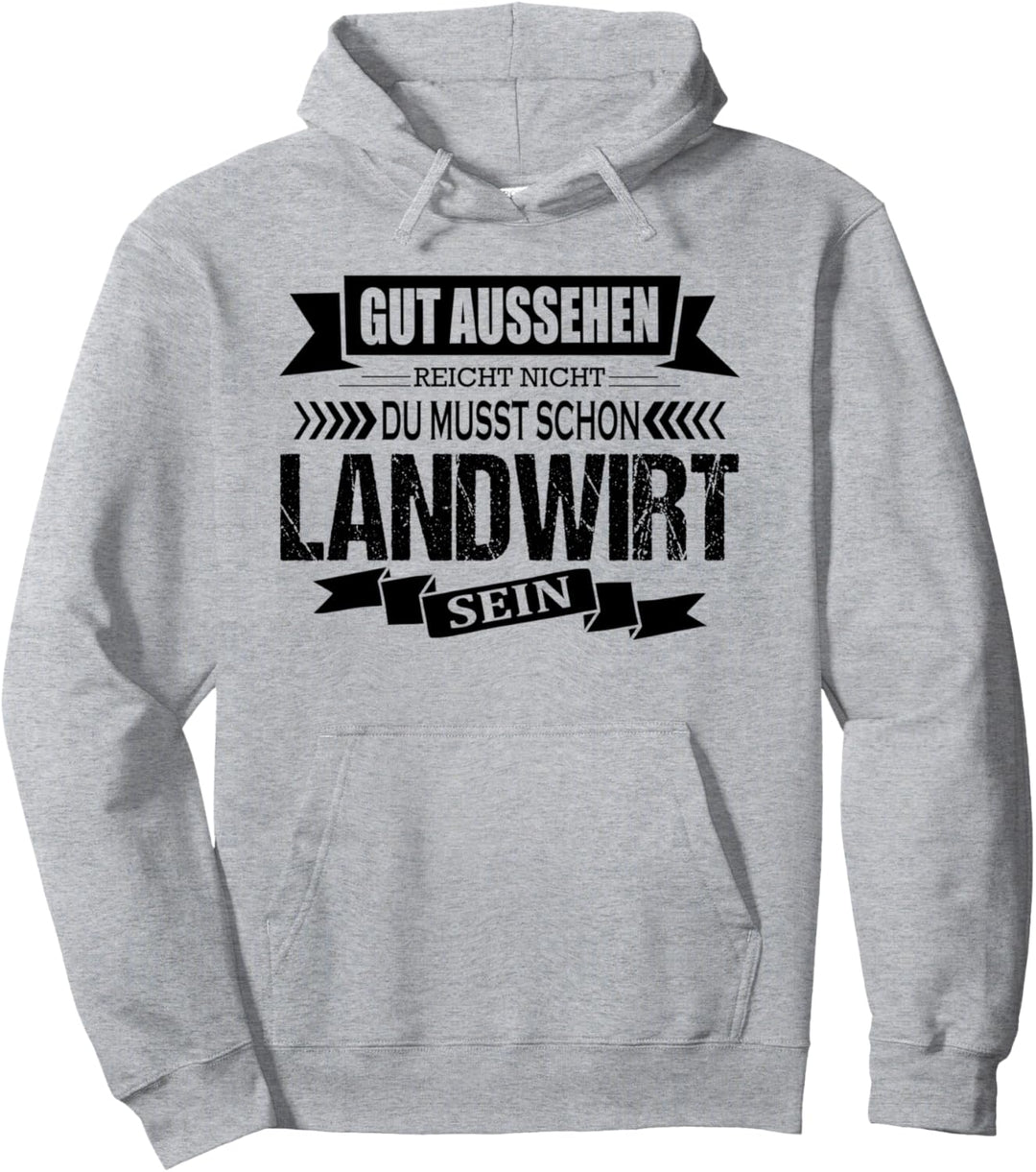 Landwirt Spruch Landwirtschaft Jungbauer Trecker Bauer Fun Pullover Hoodie