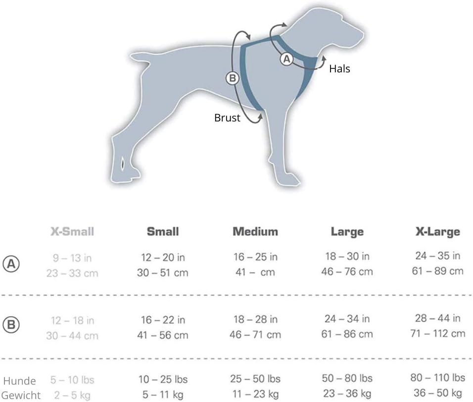 Kurgo RSG Townie Hundegeschirr, Einfaches Anlegen und Abnehmen, Einstellbare Brust- und Bauchgurte,