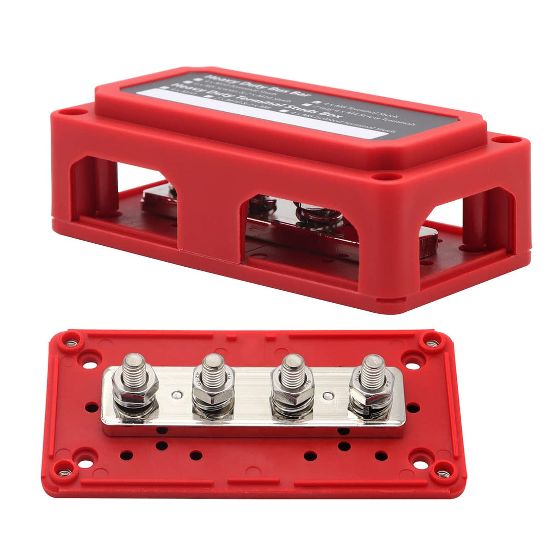 Sammelschiene 12v - 48v DC Busbar 300A M10 Verteilerschiene Geländewagen Masseverteiler Boot Camper