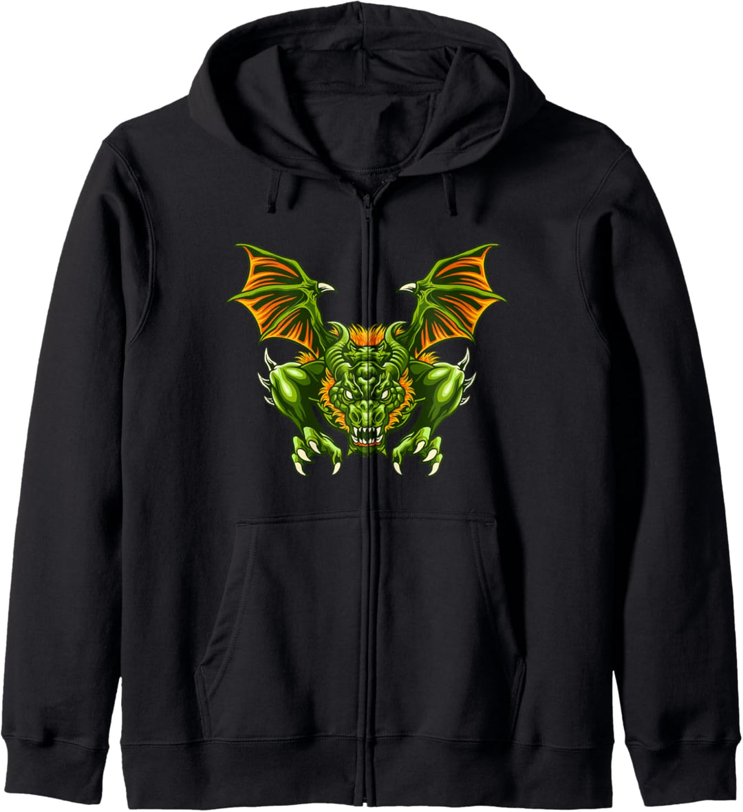 Green Aesthetic Dragon Graphic Herren Damen Kinder Kapuzenjacke