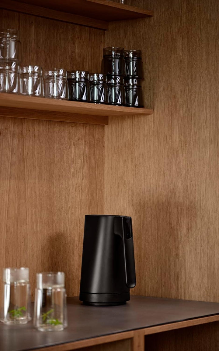 Jacob Jensen Elektrischer Wasserkocher mit Temperatureinstellung von 70°C bis 100°C, Warmhaltefunkti