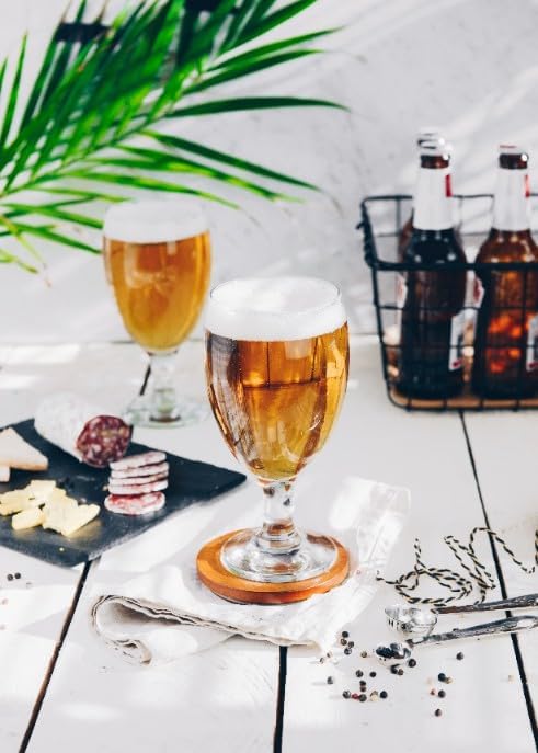 Glasmark Krosno Gläser-Set Für Bier 0,5 Liter Biergläser Pokal Gläser Für Craft Beer Biertulpe Bierg