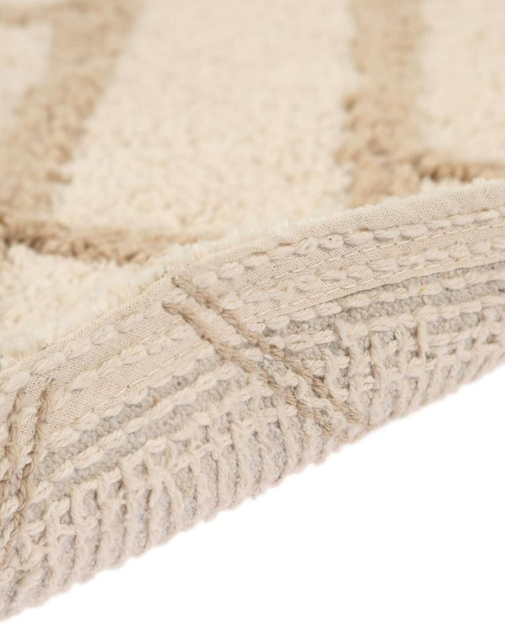 RugVista Badematte Riviera, ∅ 90 cm, Rund, Mittelflor, Moderner Badteppich, Maschinenwaschbar bis 30