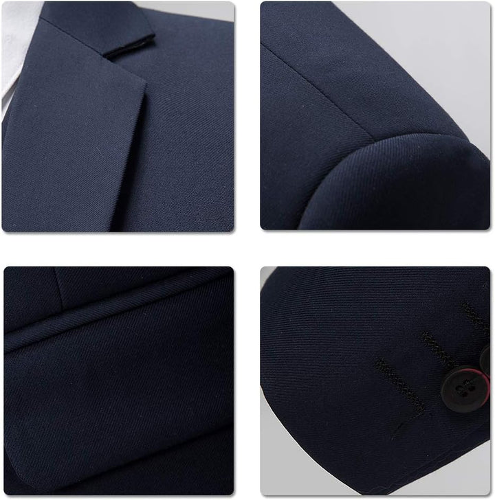 Allthemen Anzug Herren Anzug Slim Fit 3 Teilig Herrenanzug 3-Teilig Anzüge Herren Modern Sakko für B