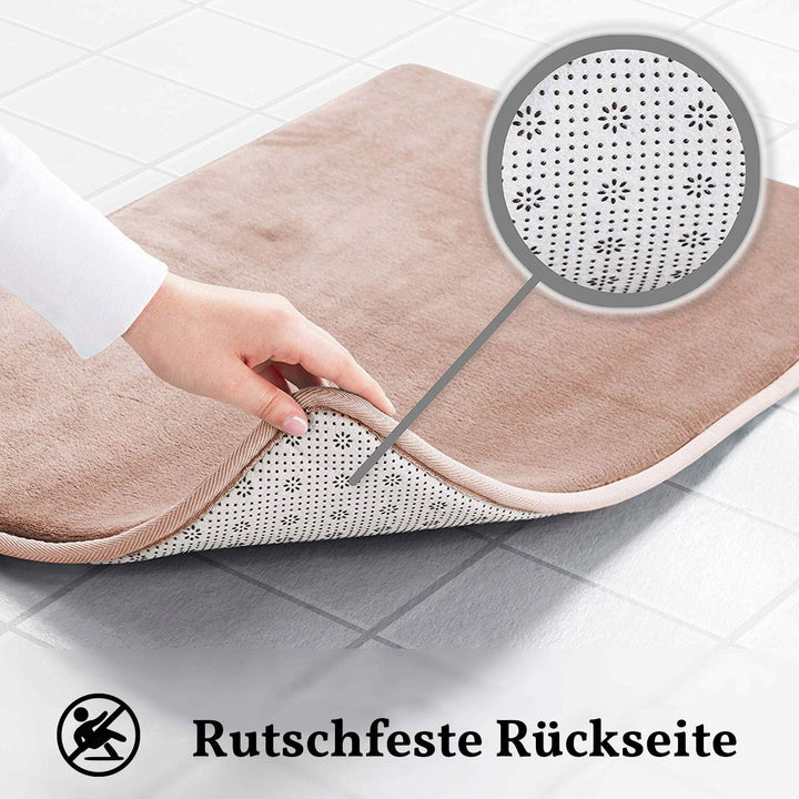 Wolke sieben Memory Schaum Badematte Badteppich rutschfest Badezimmerteppich Badezimmermatte antirut