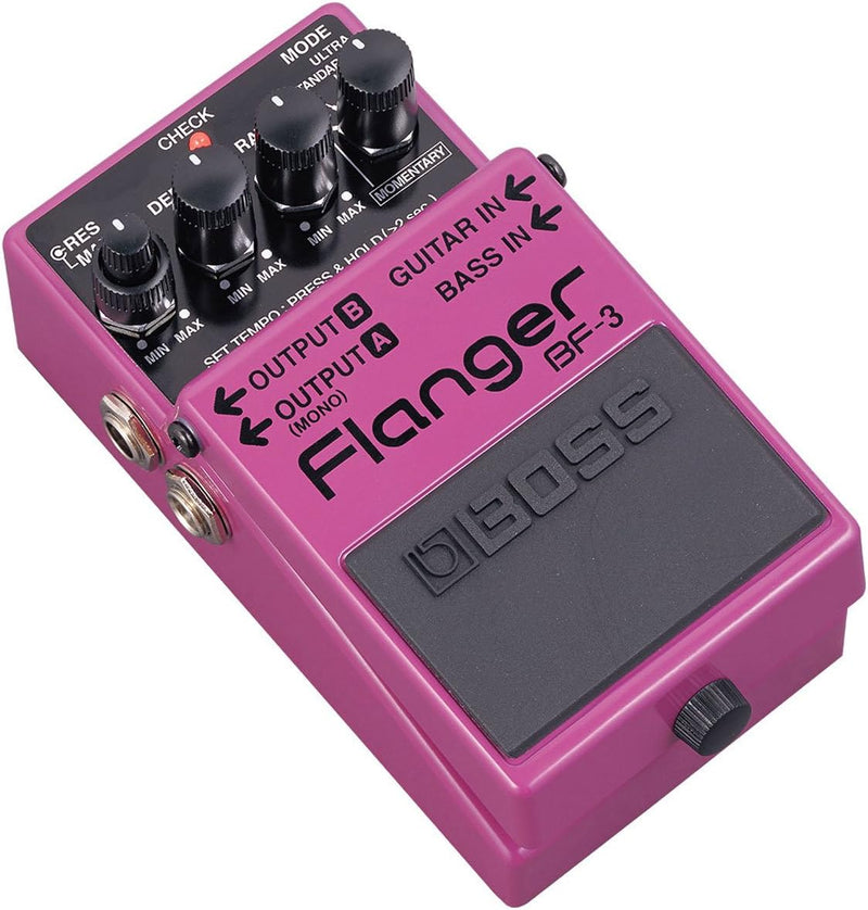 Boss BF-3 Flanger + keepdrum Gitarren-Kabel 3m