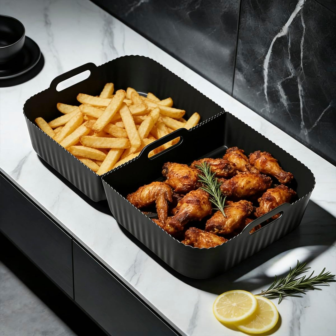 Pietuley Ninja Heissluftfritteuse Zubehör für Foodi Flexdrawer 10,4 L AF500DE, COSORI Heissluftfritt