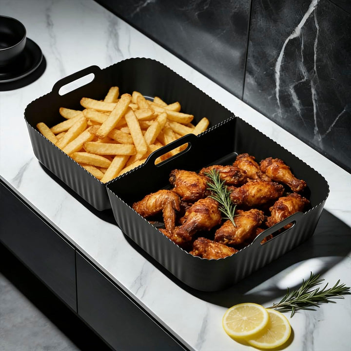 Pietuley Ninja Heissluftfritteuse Zubehör für Foodi Flexdrawer 10,4 L AF500DE, COSORI Heissluftfritt
