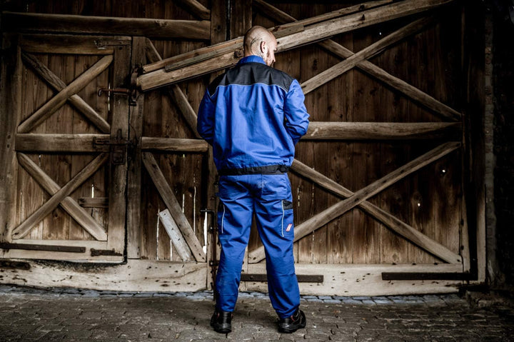 Nitras Motion Tex Light Arbeitsjacke - Cargojacke mit vielen Taschen - leicht & atmungsaktiv 24 Blau