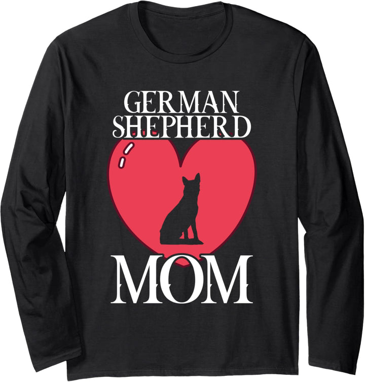 German shepherd mom Deutscher Schäferhund Hund Hunde Langarmshirt