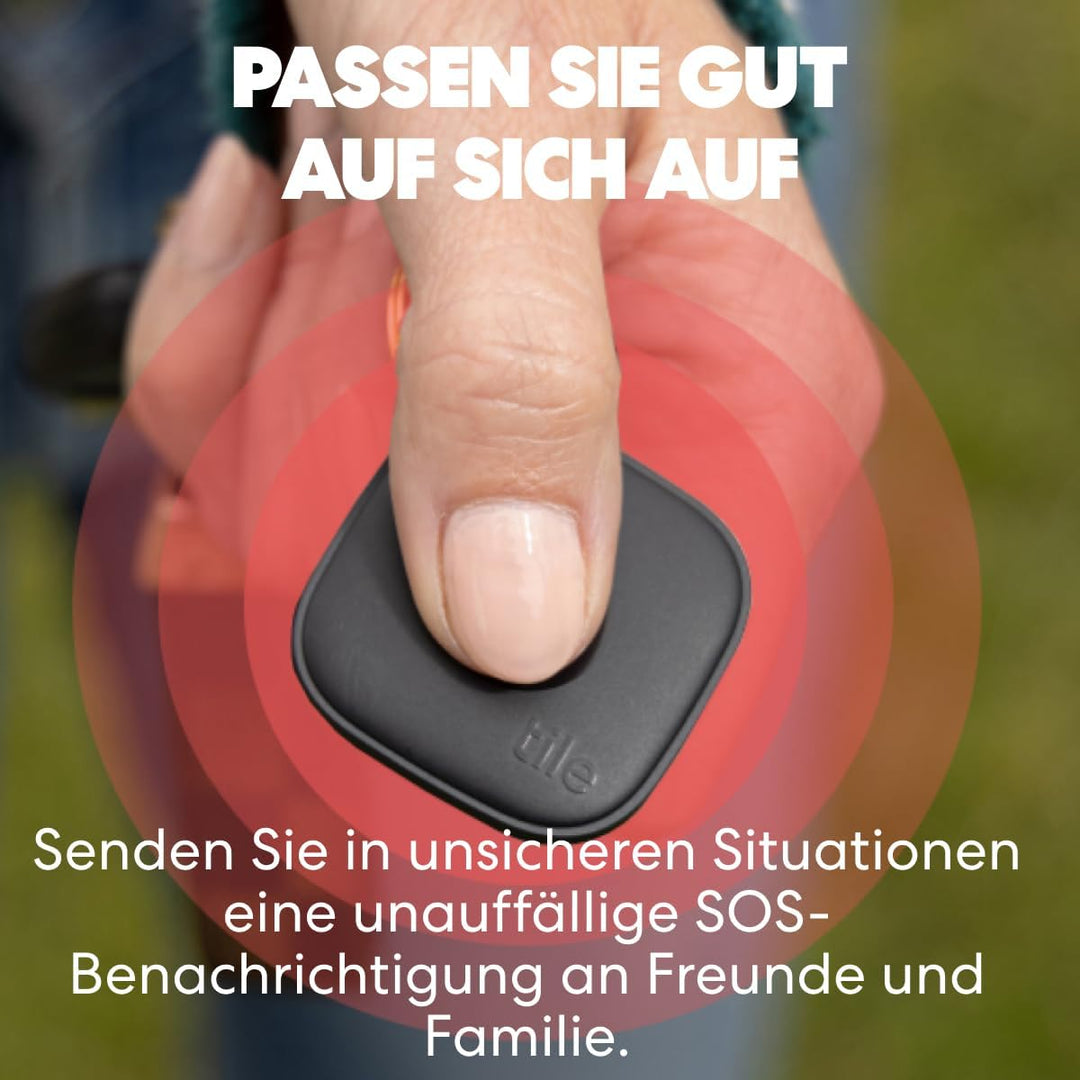 Tile by Life360 Mate (2024) – Bluetooth-Tracker, Schlüssel- und Gegenstandsfinder für Schlüssel, Tas