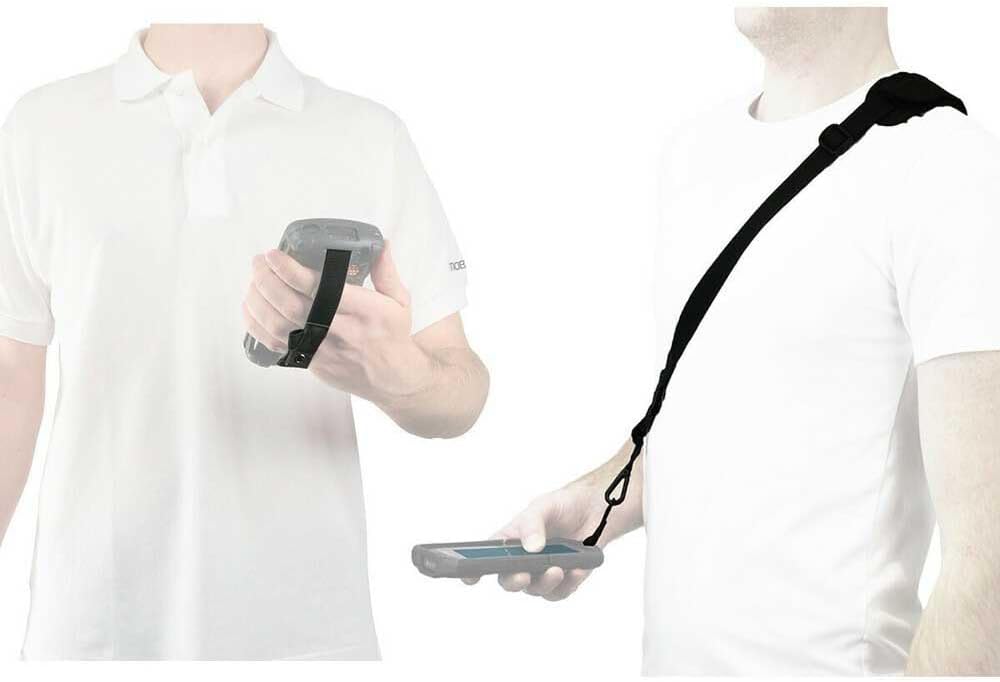 Tasche für Zebra TC53 - TC58, robuste Schutzhülle für Touchscreen-Computer Zebra TC53 - TC58 mit Gri