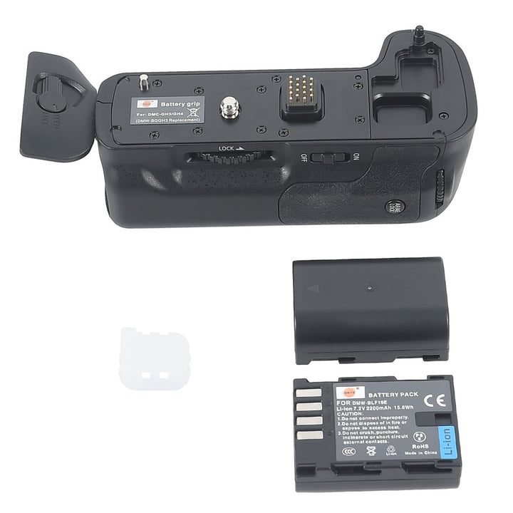 DSTE® Batterie Griff für Panasonic Lumix GH3 DSLR Digital Kamera als DMW-BGGH3 mit (2 packung) DMW-B
