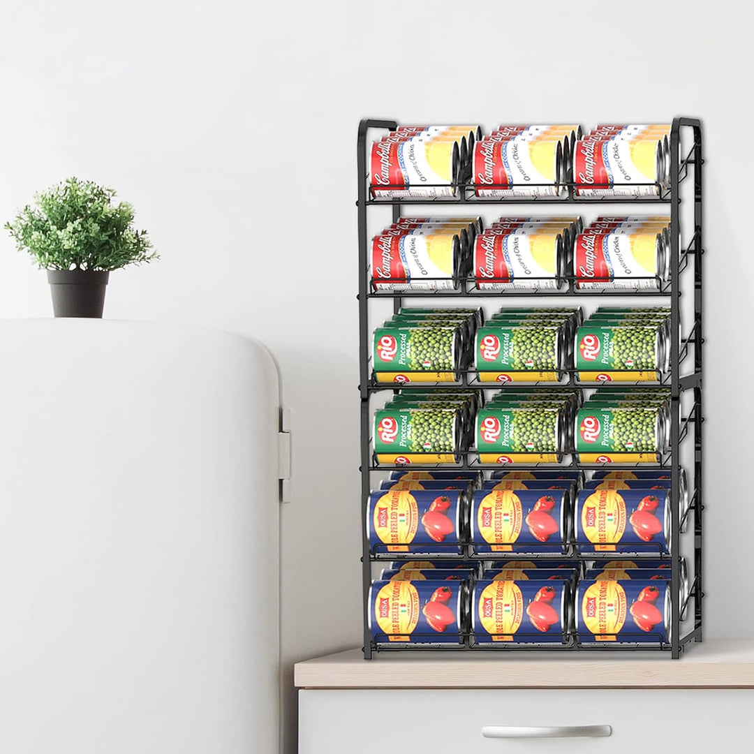 2er-Set Dose Organizer für Pantry 3 Etagen stapelbarer Dosenspender Dose Rack Organizer halten bis z