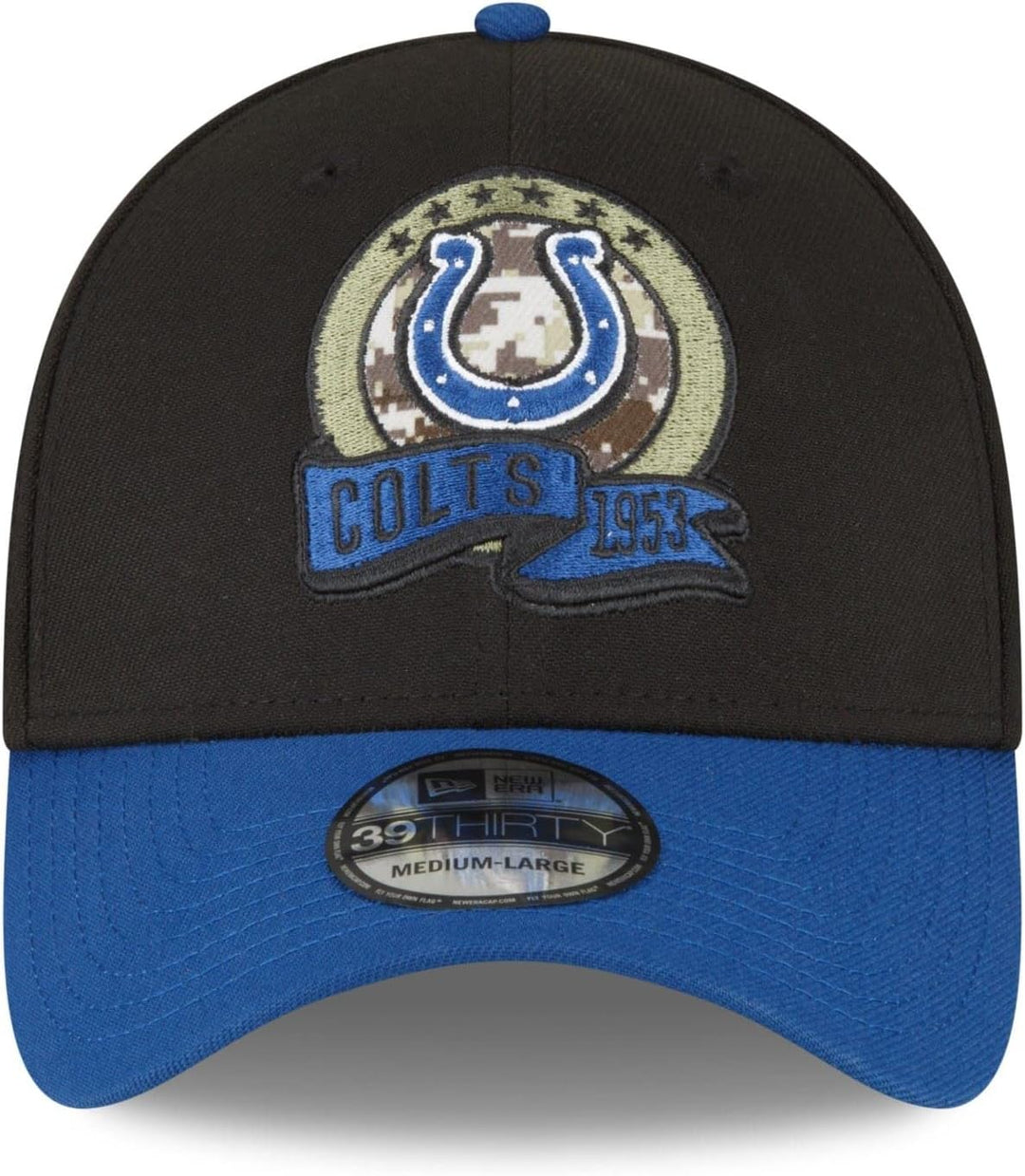 New Era Salute to Service 2022 Basecap 39Thirty NFL Fanartikel American Football Kappe schwarz S-M 3